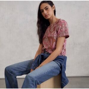 Anthropologie Demeter Paisley Tee